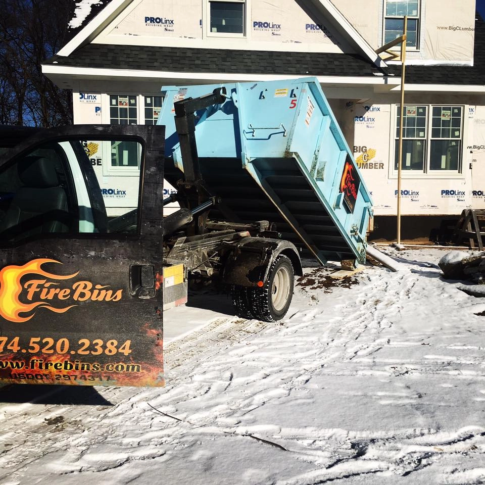 Fire Bins dumpster delivery in Michiana