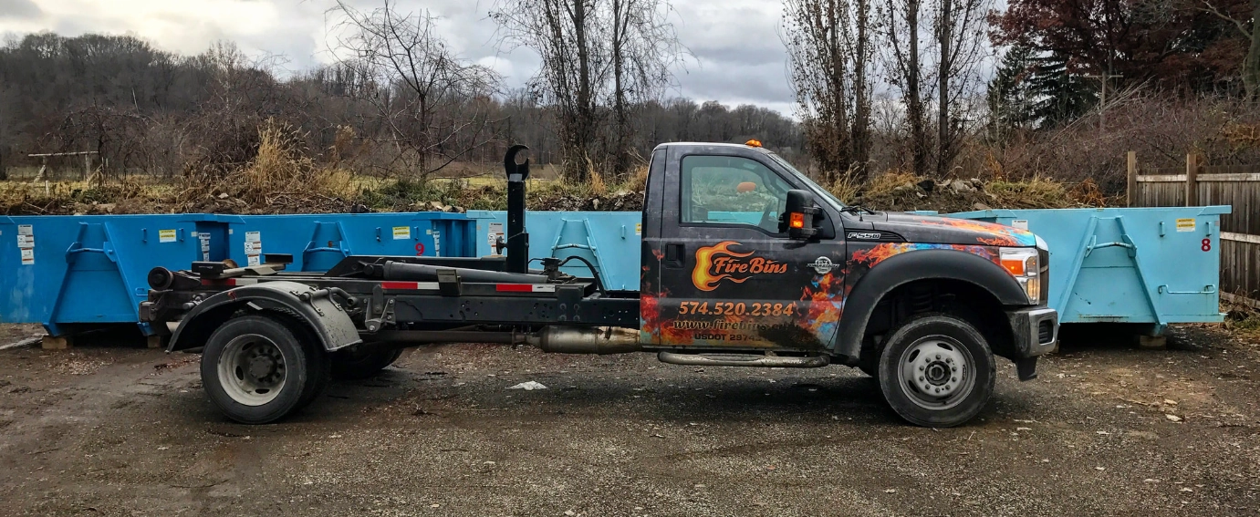 Fire Bins residential dumpster rental in Michiana